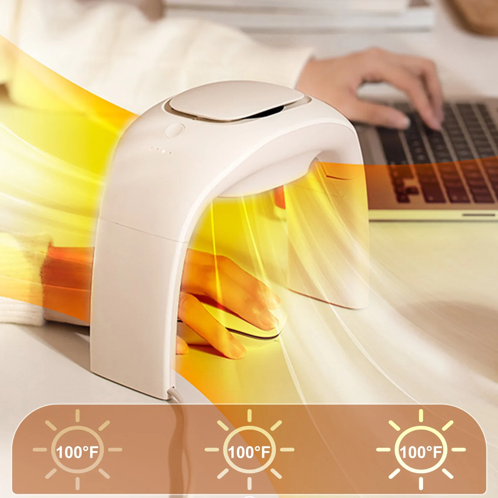 Office Tech Gear - Eary Taşınabilir Kışlık Fare Şeklinde El