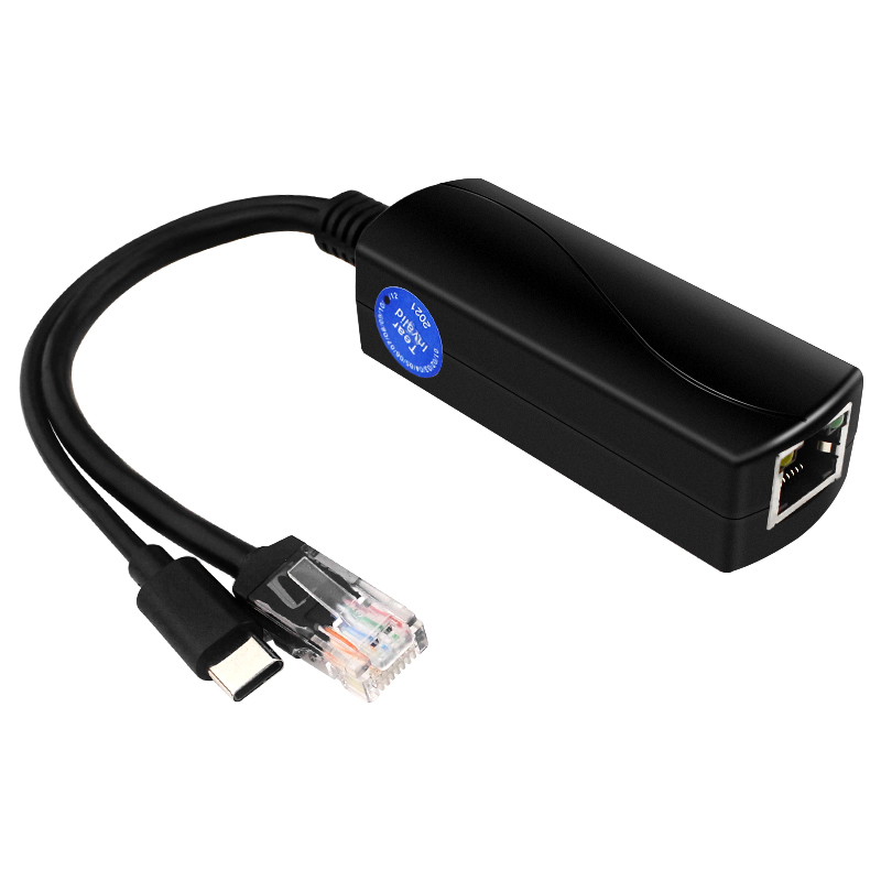 Power Over Ethernet - Ahududu Pi Gigabit PoE Splitter USB
