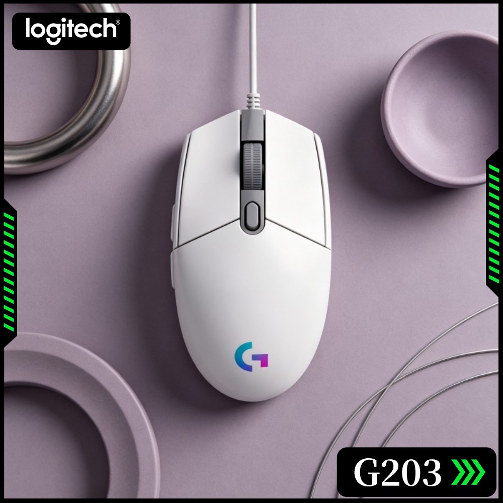 Logitech Mouse G203 - Logitech G203 Kablolu Oyun Mouse'u Ev-Oyun-Ofis