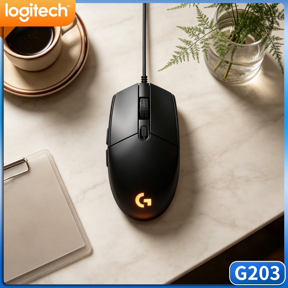 Logitech Mouse G203 - Logitech G203 Kablolu Oyun Mouse'u Ayarlanabilir