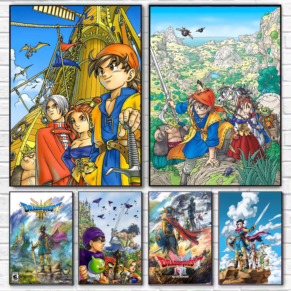 Office Quest - Oyun D-Dragon Q-Quest Poster, Şık Duvar