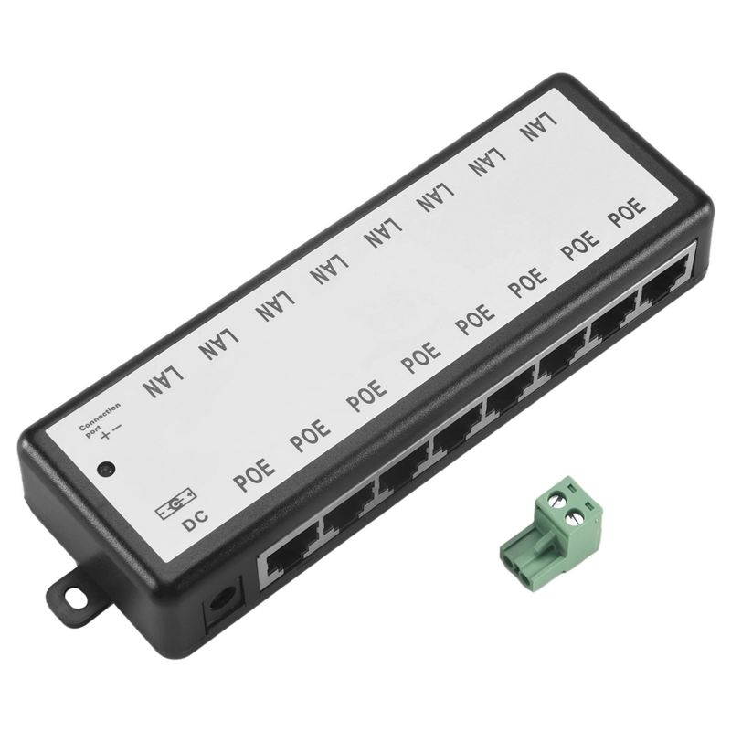 Power Over Ethernet - PHILE-8 Bağlantı Noktalı Poe Enjektörü Poe