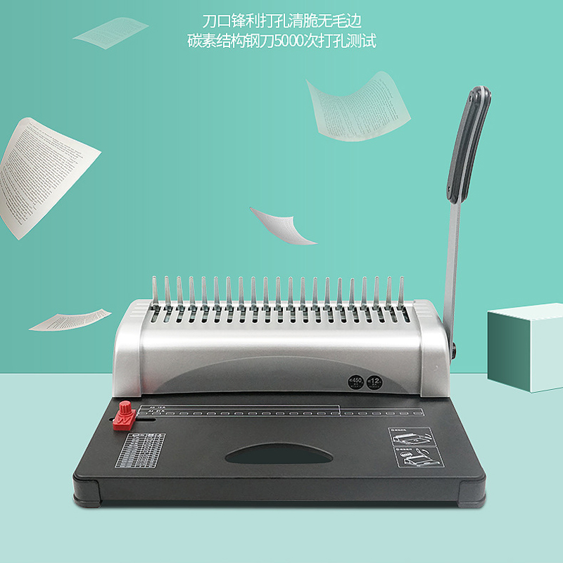 Binding Machine Comb - Yeni Ciltleme Makinesi, 21 Delikli, 450