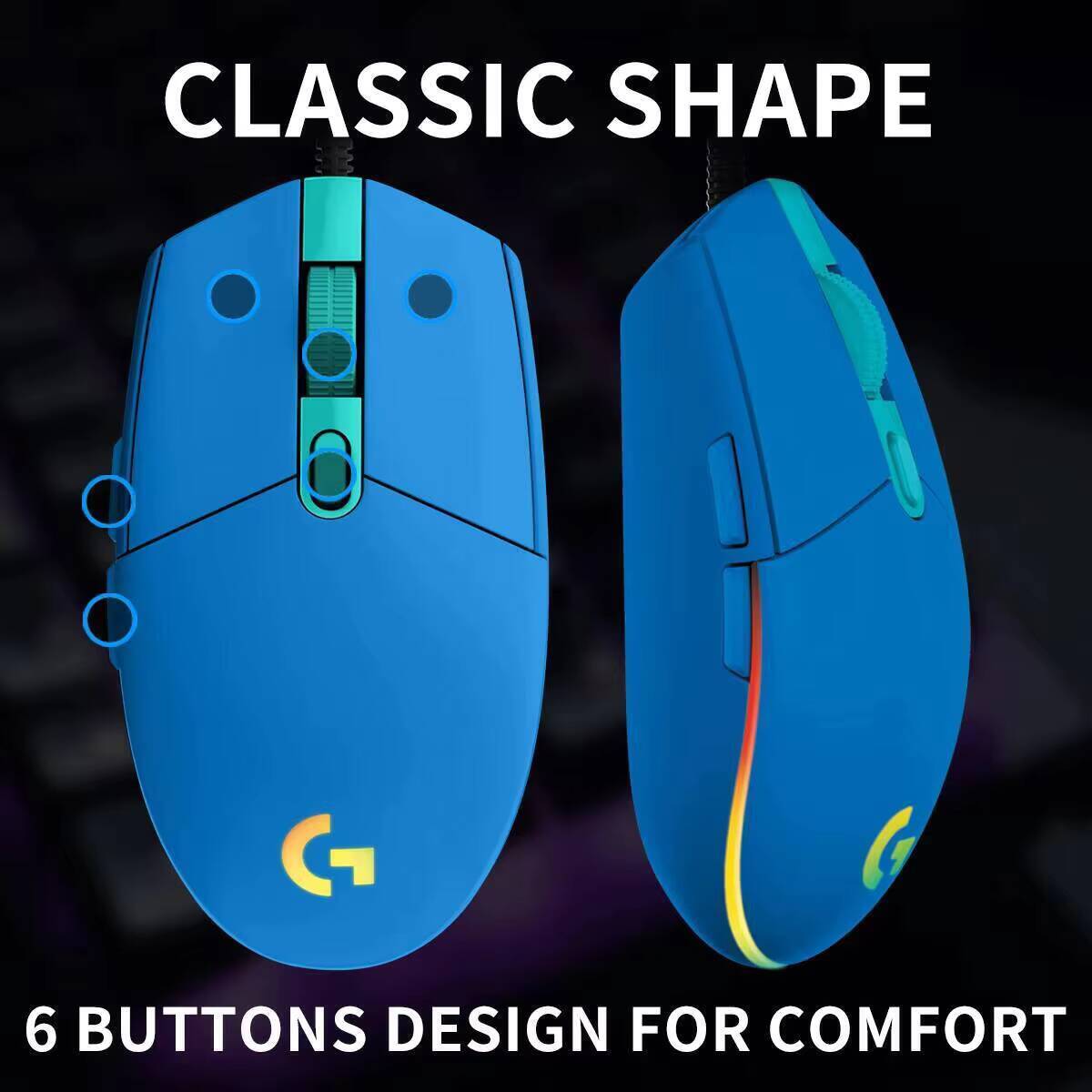 Logitech G203 Kablolu RGB Oyun - Logitech Mouse G203 incelemesi ve fiyatı