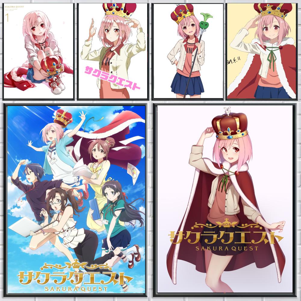 Anime S-Sakura Quest-T Poster, - Office Quest incelemesi ve fiyatı