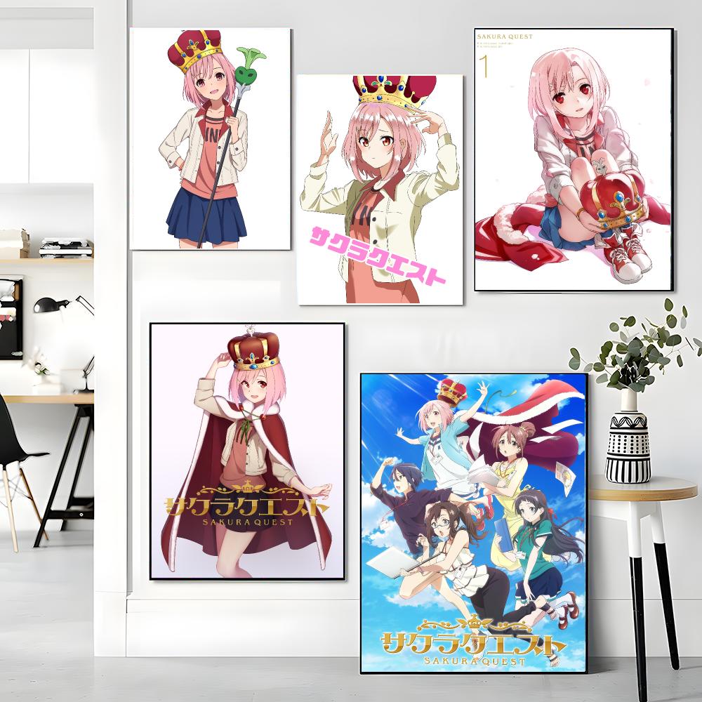 Anime S-Sakura Quest-T Poster, - Office Quest incelemesi ve fiyatı