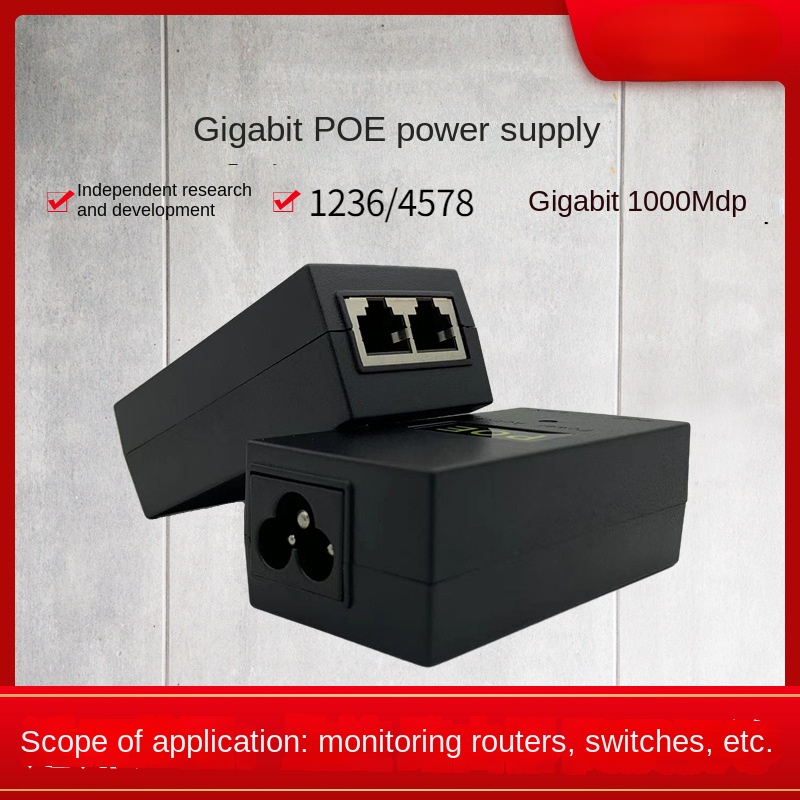 POE Gigabit Güç 48V0.5A/24V 1A - Power Over Ethernet incelemesi ve fiyatı