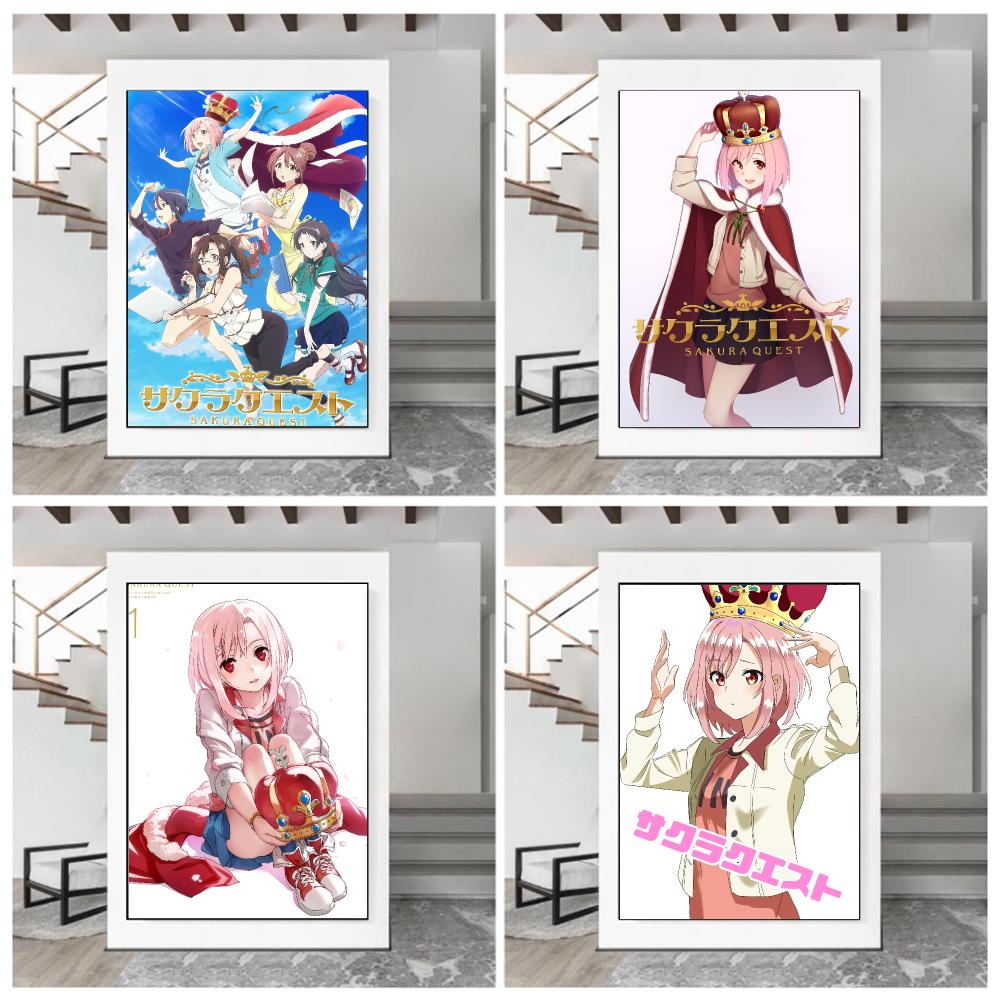 Anime S-Sakura Quest-T Poster  - Office Quest incelemesi ve fiyatı