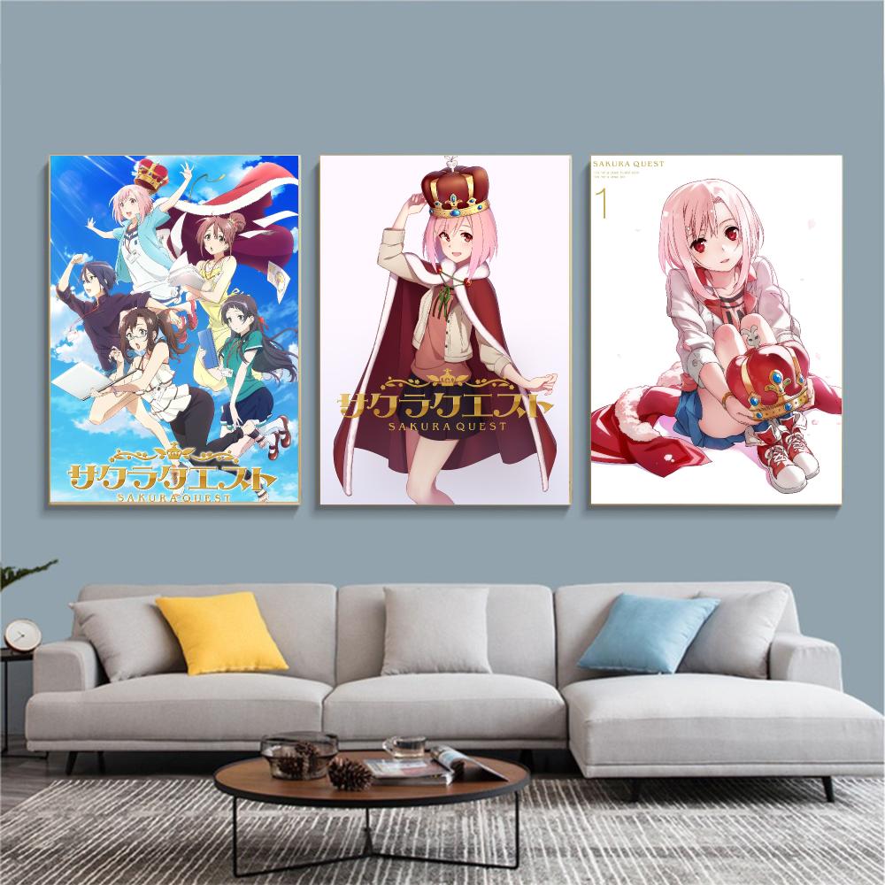 Anime S-Sakura Quest-T Poster  - Office Quest incelemesi ve fiyatı